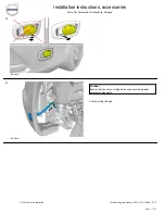 Preview for 13 page of Volvo 31359397 Installation Instructions, Accessories