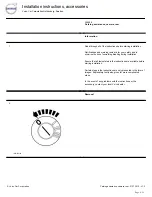 Preview for 4 page of Volvo 31373809 Installation Instructions Manual