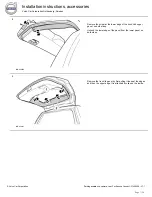 Предварительный просмотр 7 страницы Volvo 31428062 Installation Instructions, Accessories