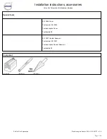 Preview for 2 page of Volvo 31454379 Installation Instructions, Accessories