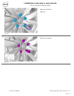 Preview for 9 page of Volvo 31454379 Installation Instructions, Accessories