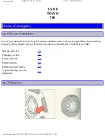 Предварительный просмотр 82 страницы Volvo 740 1989 Owner'S Maintenance Manual