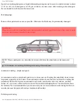 Предварительный просмотр 132 страницы Volvo 740 1990 Owner'S Manual