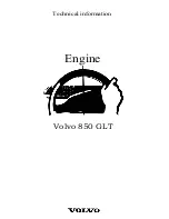 Volvo 850 GLT Technical Information предпросмотр