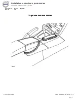 Preview for 1 page of Volvo 8641547 Installation Instructions, Accessories