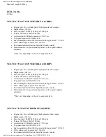 Preview for 2 page of Volvo C70 Technical Specifications