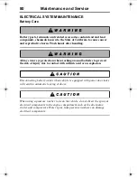 Предварительный просмотр 84 страницы Volvo D11F Operator'S Manual And Maintenance Instructions