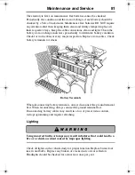 Предварительный просмотр 85 страницы Volvo D11F Operator'S Manual And Maintenance Instructions