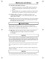 Предварительный просмотр 111 страницы Volvo D11F Operator'S Manual And Maintenance Instructions