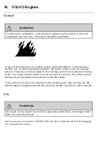 Preview for 22 page of Volvo D13H Driver'S Handbook Manual