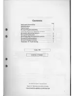 Предварительный просмотр 3 страницы Volvo D20 Service Manual