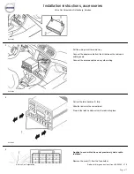 Preview for 6 page of Volvo D3902464 Installation Instructions, Accessories