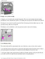 Предварительный просмотр 97 страницы Volvo Early design 2000 S70 Owner'S Manual