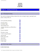 Предварительный просмотр 103 страницы Volvo Early design 2000 S70 Owner'S Manual