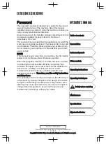 Предварительный просмотр 3 страницы Volvo EC15E Operator'S Manual