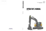 Volvo ECR235E Operator'S Manual предпросмотр