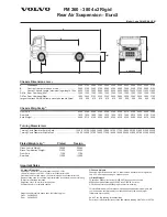 Volvo FM 42R B9 HCM Specification Sheet предпросмотр