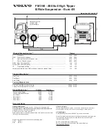 Volvo FM 84R B3 CR Specification Sheet предпросмотр