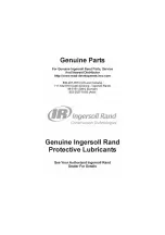 Preview for 12 page of Volvo Ingersoll Rand SD-116 TF Series Operator'S Manual