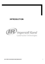 Preview for 13 page of Volvo Ingersoll Rand SD-116 TF Series Operator'S Manual