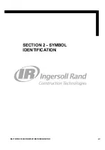 Preview for 47 page of Volvo Ingersoll Rand SD-116 TF Series Operator'S Manual