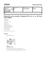 Предварительный просмотр 5 страницы Volvo L180C Service Information