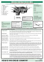 Preview for 4 page of Volvo M90 2017 Vehicle Instruction Card