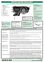 Preview for 7 page of Volvo M90 2017 Vehicle Instruction Card