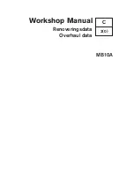 Предварительный просмотр 1 страницы Volvo MB10A Workshop Manual