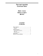 Предварительный просмотр 3 страницы Volvo MB10A Workshop Manual