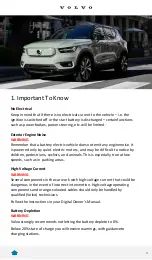 Preview for 4 page of Volvo Pure Electric Quick Manual