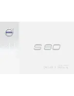 Volvo S 80 Owner'S Manual preview