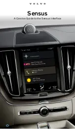 Volvo SENSUS Manual preview