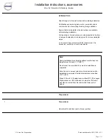 Preview for 5 page of Volvo Sirius Installation Instructions Manual