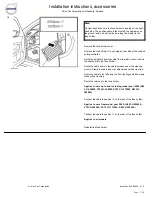 Preview for 17 page of Volvo SRS S60 Installation Instructions, Accessories