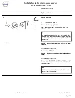 Preview for 20 page of Volvo SRS S60 Installation Instructions, Accessories