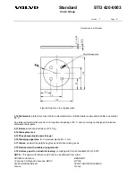 Предварительный просмотр 5 страницы Volvo STD 420-0003 Standard