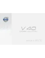 Volvo V 40 Owner'S Manual preview