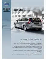 Volvo V60 2012 Quick Manual предпросмотр