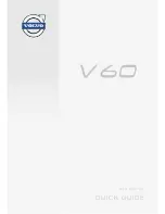 Volvo V60 2014 Quick Manual preview