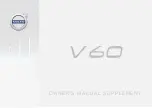 Preview for 1 page of Volvo V60 Owner'S Manual