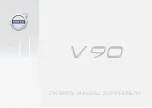 Volvo V90 2017 Owner'S Manual Supplement предпросмотр