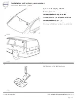 Preview for 4 page of Volvo VCC-129387 Installation Instructions Manual