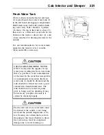 Предварительный просмотр 226 страницы Volvo VNL Operator'S Manual