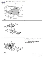 Предварительный просмотр 5 страницы Volvo XC70 2013 D5 AWD Installation Instruction