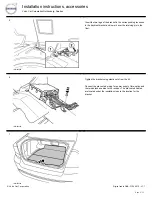 Предварительный просмотр 6 страницы Volvo XC70 2013 D5 AWD Installation Instruction