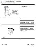 Предварительный просмотр 7 страницы Volvo XC70 2013 D5 AWD Installation Instruction