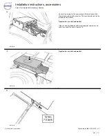 Предварительный просмотр 11 страницы Volvo XC70 2013 D5 AWD Installation Instruction