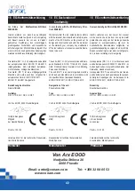 Preview for 40 page of Von Arx DK 1 H Operating Manual