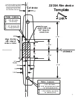 Предварительный просмотр 11 страницы Von Duprin 33/35A Installation Instructions Manual